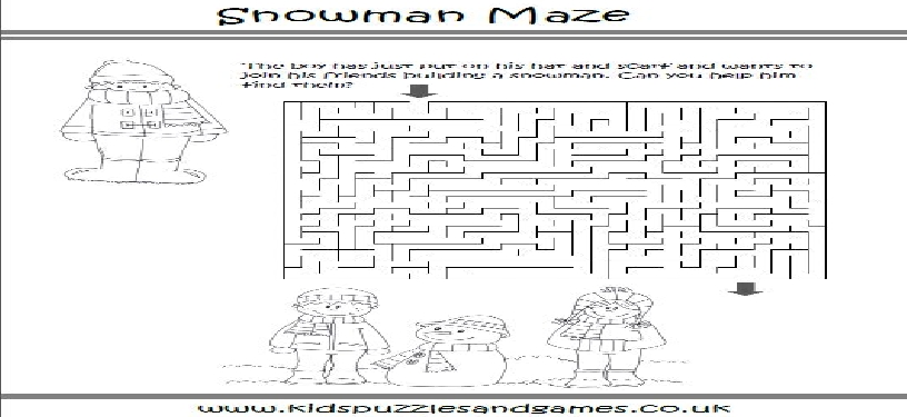 Winter puzzles